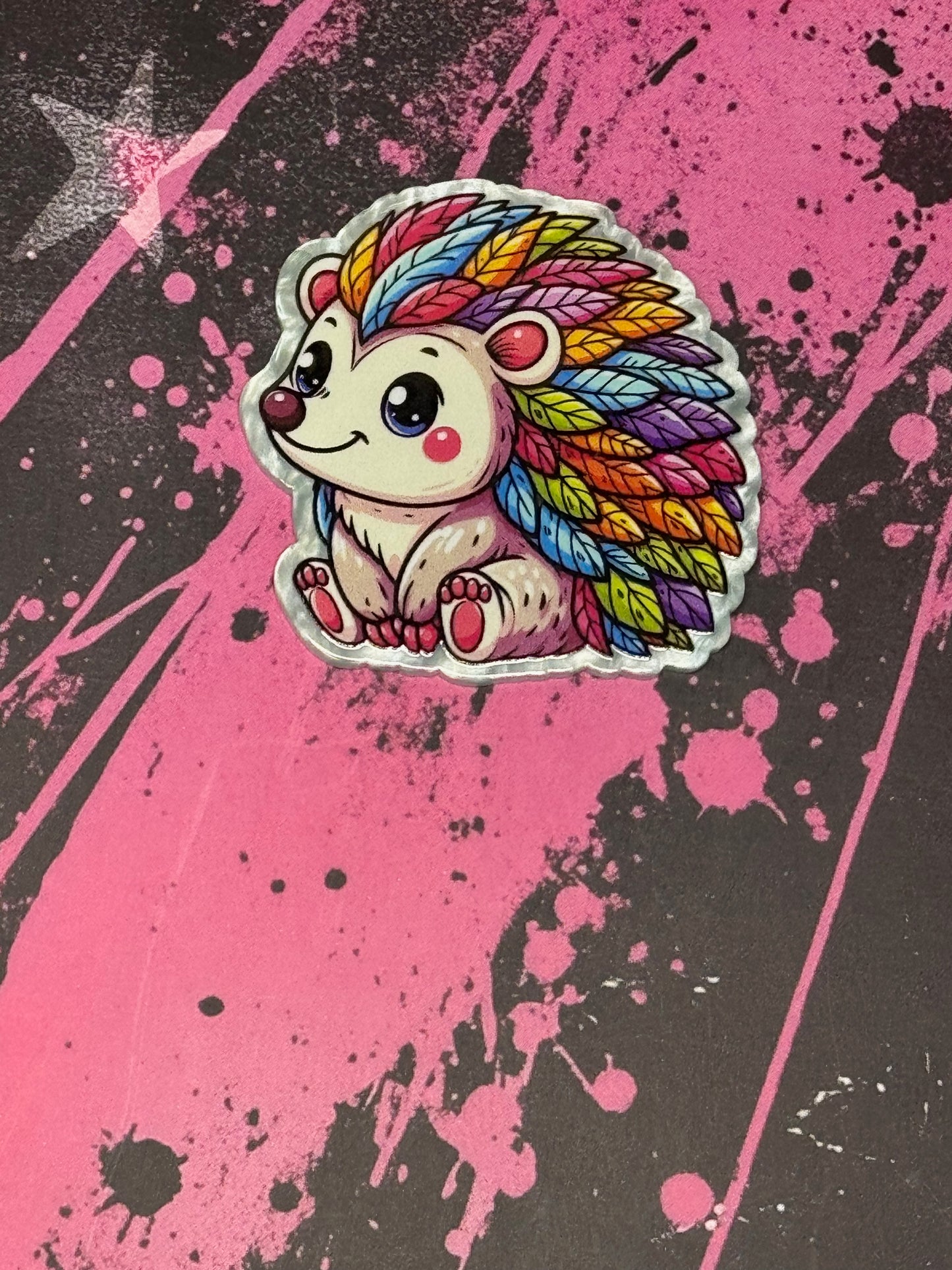 Rainbow Baby Hedgehog
