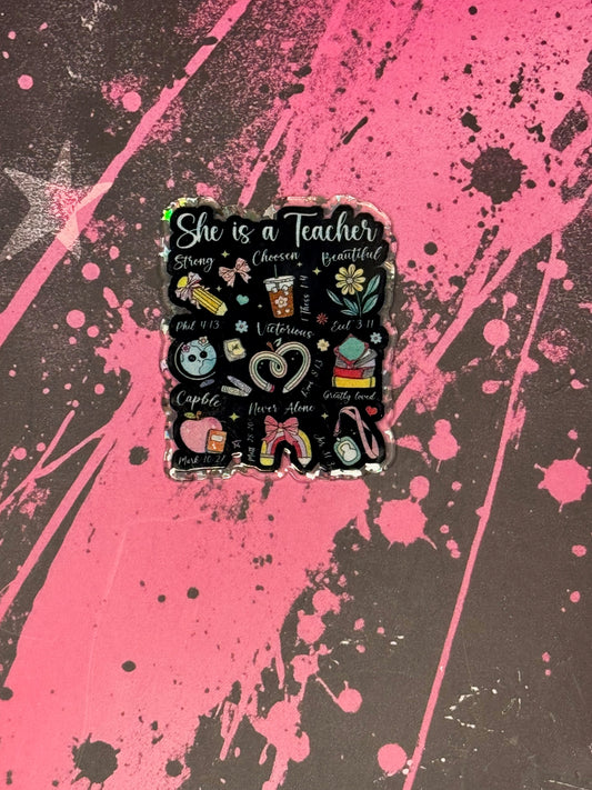 She is a teacher