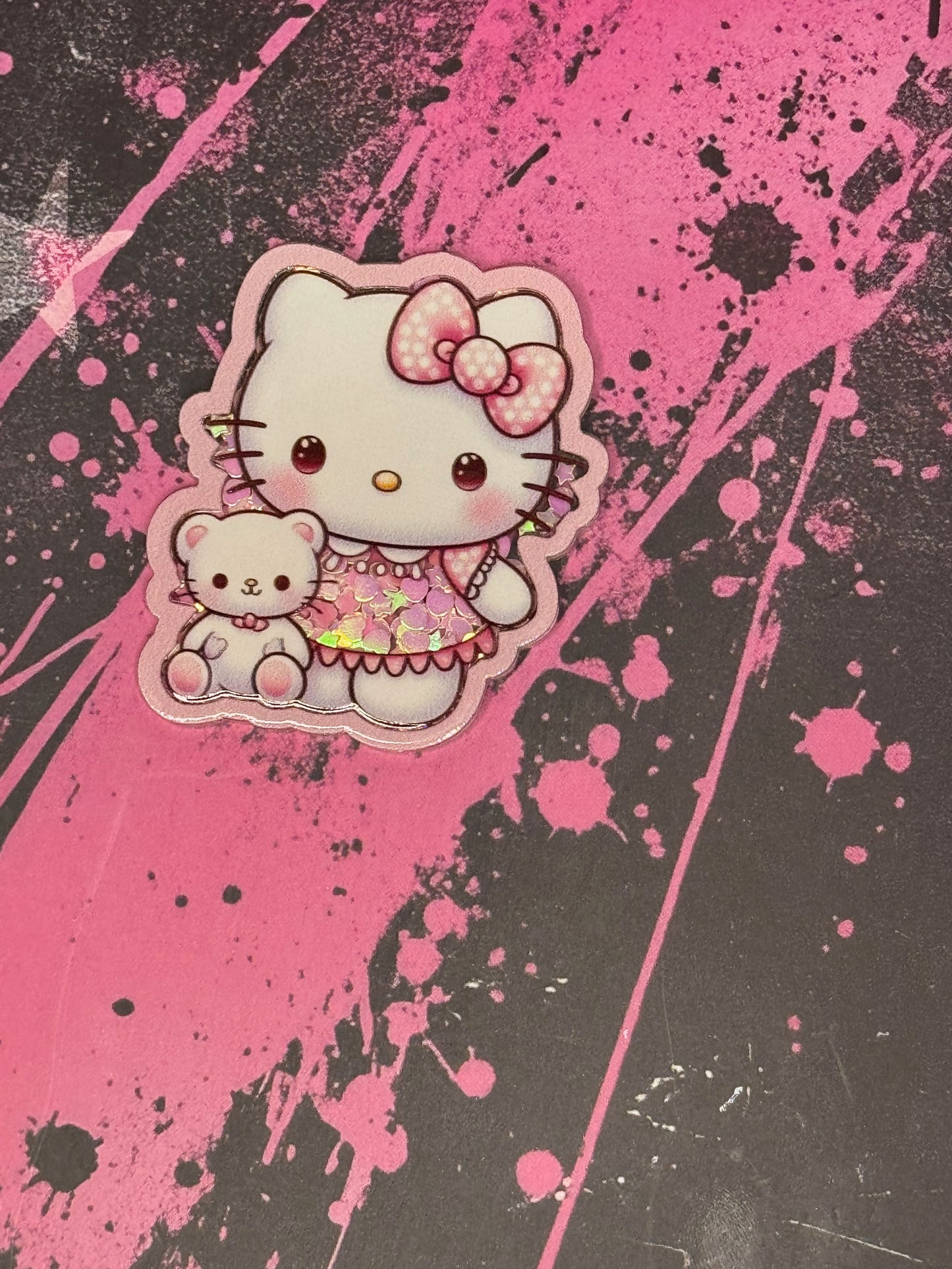 HK with teddy shaker