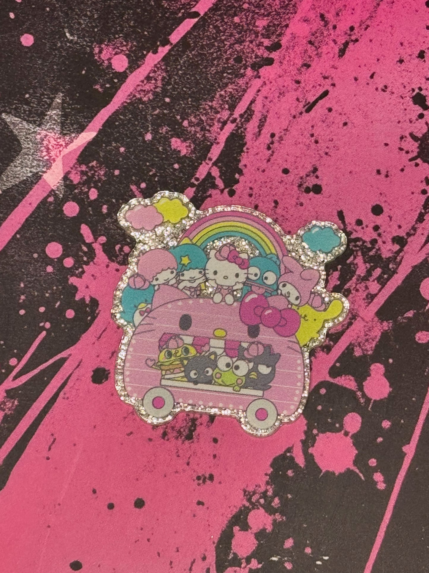 Sanrio Family on the bus