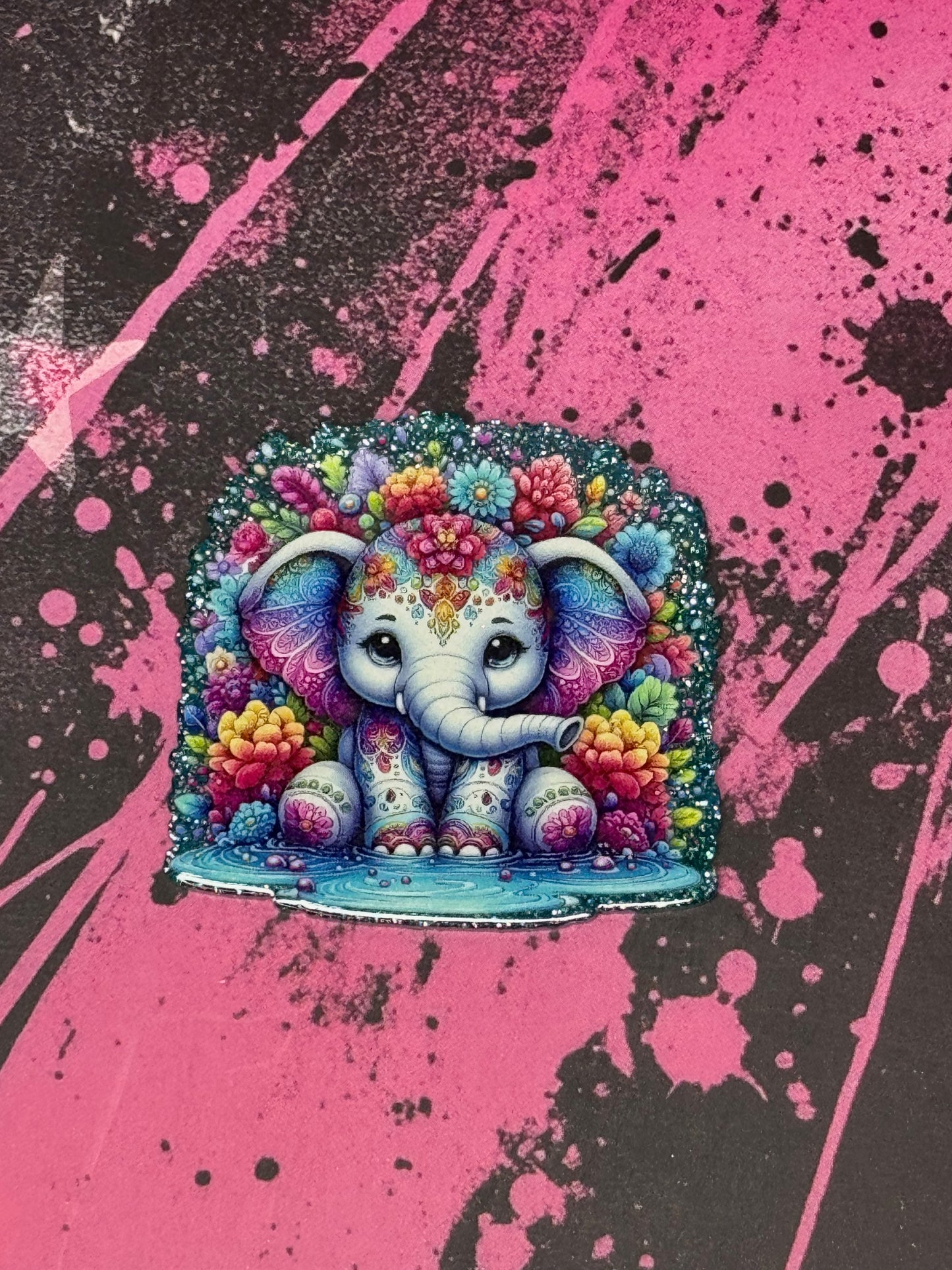 Cutesy  floral Elepant