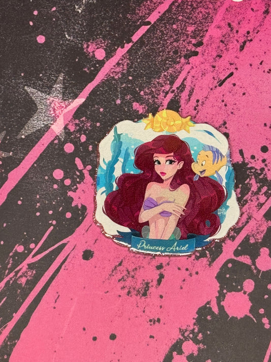 Princess Ariel in the ocean